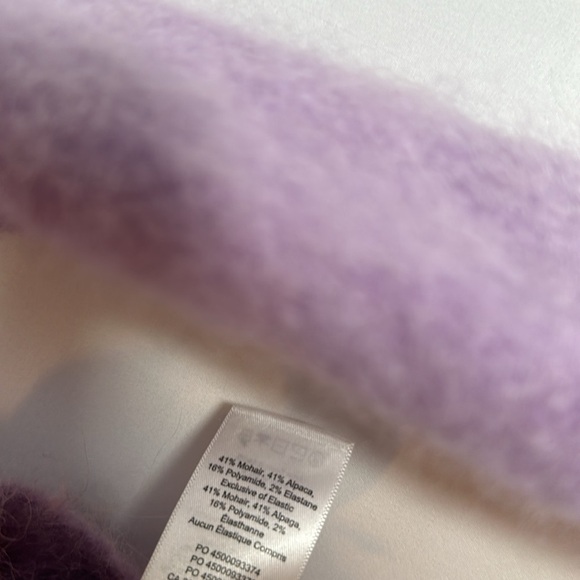 Babaton Lilac Purple Fluffy Soft Sweater Top - Picture 8 of 8